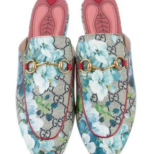 Gucci Blooms Princetown Mules